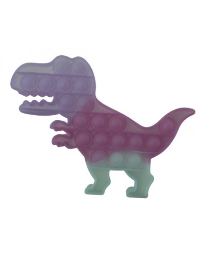 Игра антистрес Pop it Динозавр, 19*12 см, меняет цвет на солнце GB-210, 19х14см